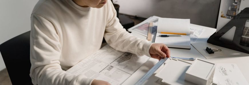 Experienced town planner consulting with property owner